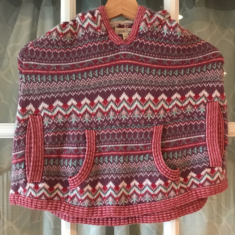 Matilda Jane size 4 years girls’ holiday poncho HTF RARE